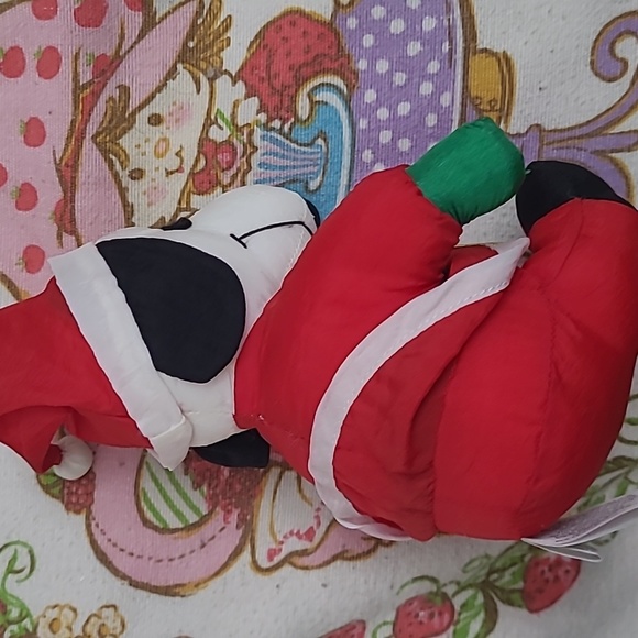 Vintage Peanutx Christmas Snoopy Santa Plush - Picture 3 of 4